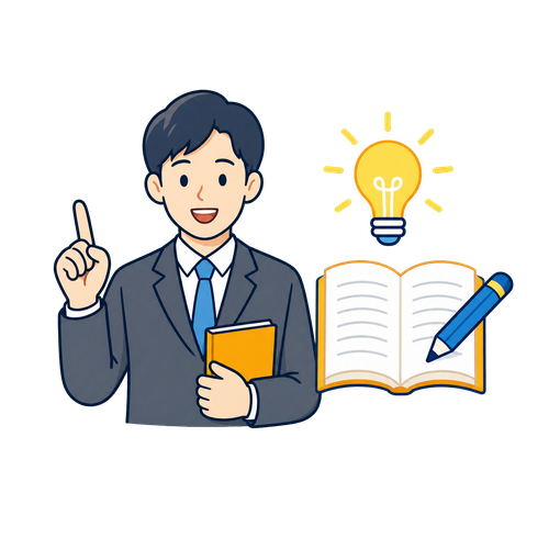 家庭教師の先生の授業イラスト